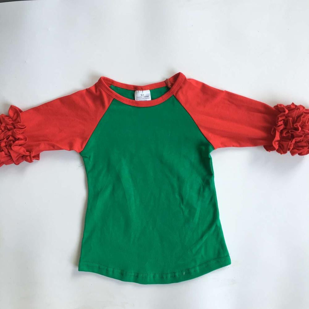 girls clothes o-neck baby girls kids icing ruffle raglan tops shirts girls casual tops fall Autumn top T-shirt - CelebritystyleFashion.com.au online clothing shop australia