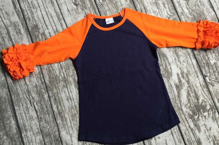 girls clothes o-neck baby girls kids icing ruffle raglan tops shirts girls casual tops fall Autumn top T-shirt - CelebritystyleFashion.com.au online clothing shop australia