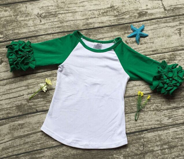 girls clothes o-neck baby girls kids icing ruffle raglan tops shirts girls casual tops fall Autumn top T-shirt - CelebritystyleFashion.com.au online clothing shop australia