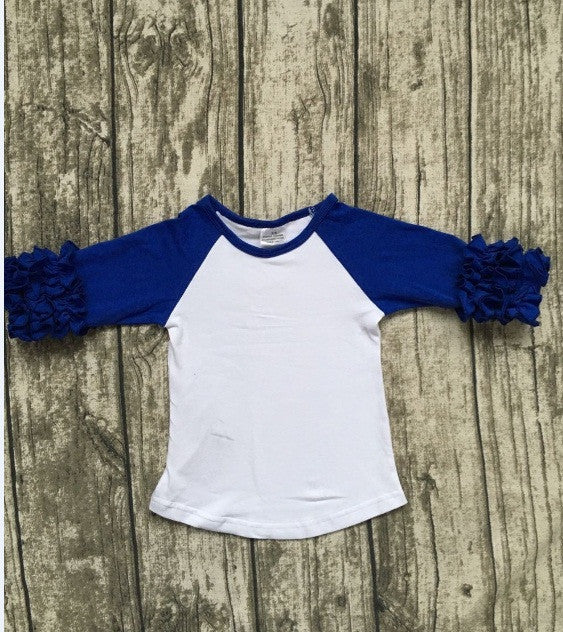 girls clothes o-neck baby girls kids icing ruffle raglan tops shirts girls casual tops fall Autumn top T-shirt - CelebritystyleFashion.com.au online clothing shop australia