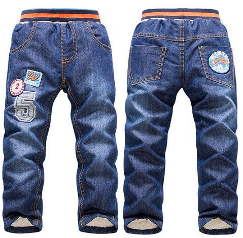 Boys / girls warm thick winter pants boys jeans KK-Rabbit brand children boy / girls jeans retail - CelebritystyleFashion.com.au online clothing shop australia