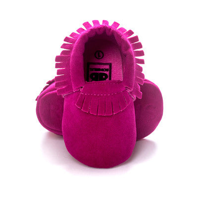 PU Suede Leather Newborn Baby Boy Girl Baby Moccasins Soft Moccs Shoes Bebe Fringe Soft Soled Non-slip Footwear Crib Shoe - CelebritystyleFashion.com.au online clothing shop australia