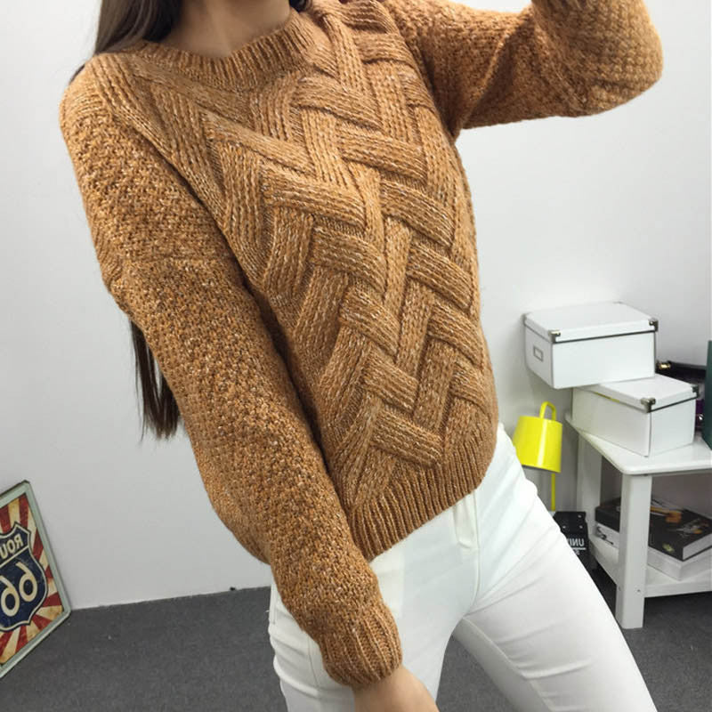 women fashion spring sweaters basic casual knitting winter Pullover KB911 - CelebritystyleFashion.com.au online clothing shop australia