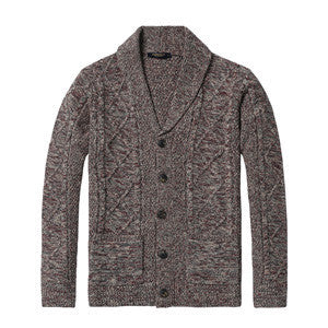 Sweater Men New Brand Autumn Winter Turn-down Collar Knitted Cardigans Pull Homme Plus Size - CelebritystyleFashion.com.au online clothing shop australia