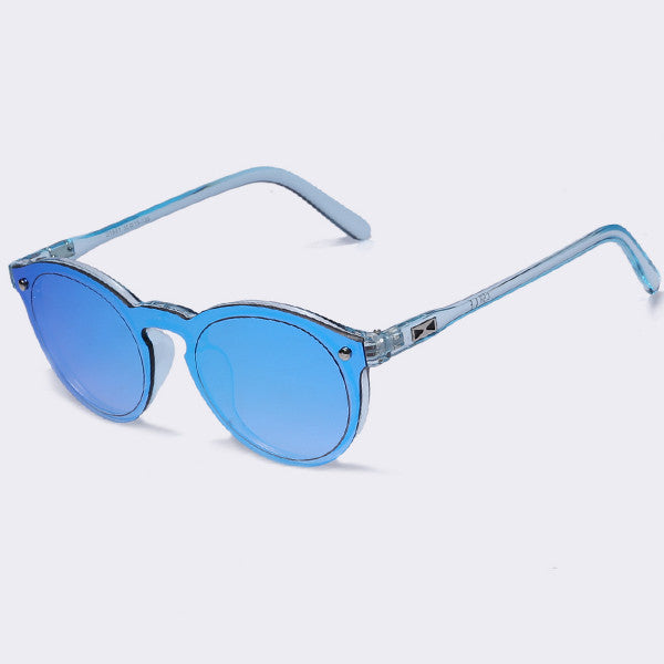 Women Sunglasses Oval Fashion Female Men Retro Reflective Mirror Sunglasses Clear Candy Color Famous Brand Designer Oculos - CelebritystyleFashion.com.au online clothing shop australia