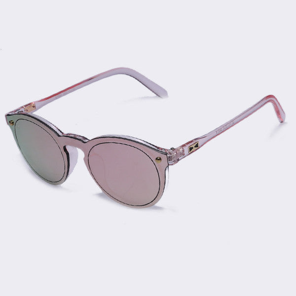 Women Sunglasses Oval Fashion Female Men Retro Reflective Mirror Sunglasses Clear Candy Color Famous Brand Designer Oculos - CelebritystyleFashion.com.au online clothing shop australia