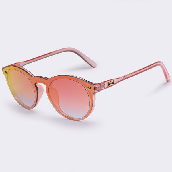 Women Sunglasses Oval Fashion Female Men Retro Reflective Mirror Sunglasses Clear Candy Color Famous Brand Designer Oculos - CelebritystyleFashion.com.au online clothing shop australia