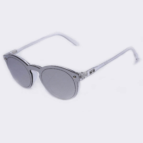 Women Sunglasses Oval Fashion Female Men Retro Reflective Mirror Sunglasses Clear Candy Color Famous Brand Designer Oculos - CelebritystyleFashion.com.au online clothing shop australia
