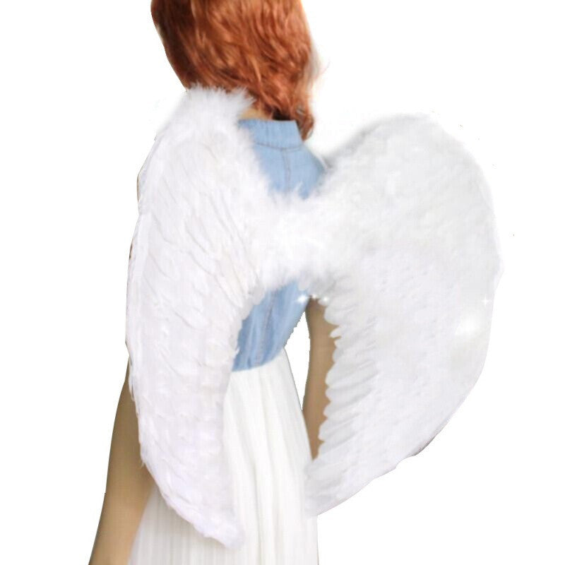 Angel Feather Wing Halloween Costume Cosplay Dress Up Apparel Adult Children - CelebritystyleFashion.com.au online clothing shop australia