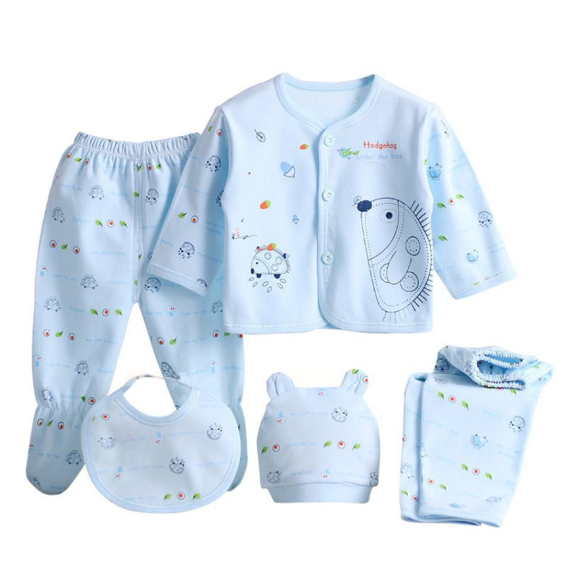5 Pieces/set Newborn Baby Clothing Set Brand Baby Boy/Girl Clothes 100% Cotton Cartoon Underwear 0-3M S2 - CelebritystyleFashion.com.au online clothing shop australia