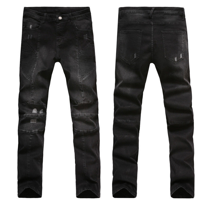 Fashion Men Jeans New Arrival Design Slim Fit Fashion Jeans For Men Good Quality Blue Black Y2031 - CelebritystyleFashion.com.au online clothing shop australia