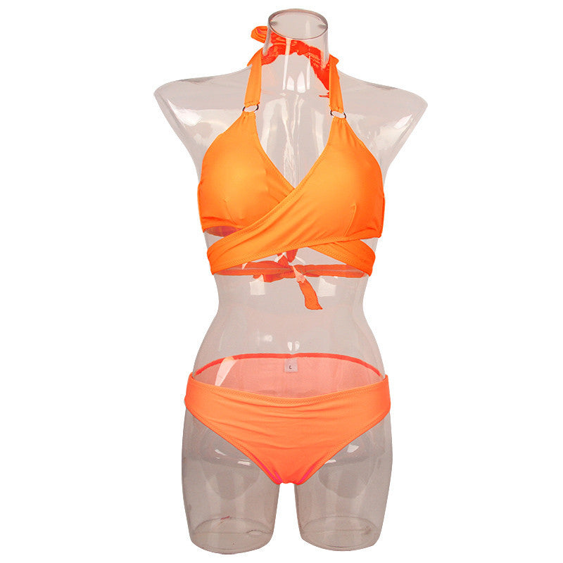 Sexy Criss Cross Bikini Brazilian Bandage Swimsuit Women Push Up Swimwear Bikini Set Wrap Top Bathing Suits Biquini - CelebritystyleFashion.com.au online clothing shop australia