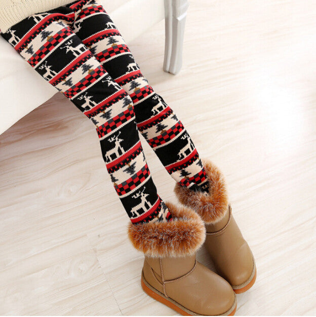 New Winter Girls leggings Children kids Pants Plus Velvet Thick Warm Pants Kids Trousers children's clothing bobo choses - CelebritystyleFashion.com.au online clothing shop australia