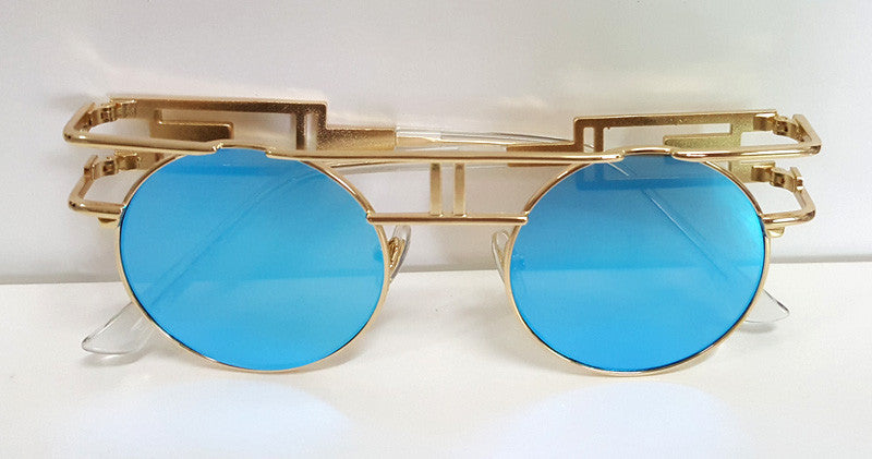 Quality Metal Frame Steampunk Sunglasses Women Brand Designer Round Men Gothic Sun glasses Vintage Eyeglasses ss211 - CelebritystyleFashion.com.au online clothing shop australia