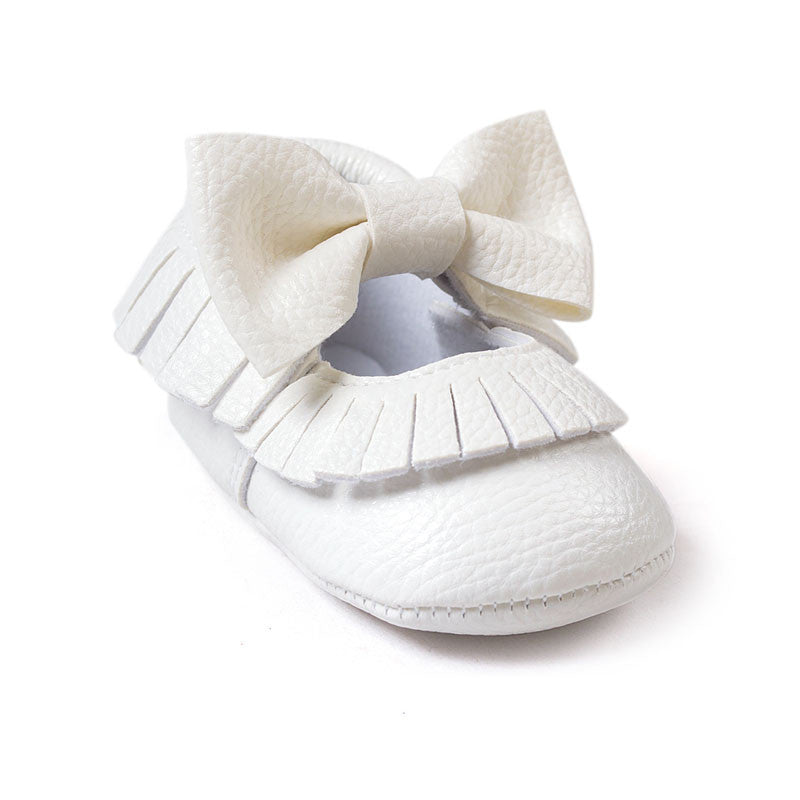 Baby Girls Mary Jane Flower Baby Shoes PU Leather Baby Moccasins Gold Bow Girls First Walker Toddler Moccs - CelebritystyleFashion.com.au online clothing shop australia