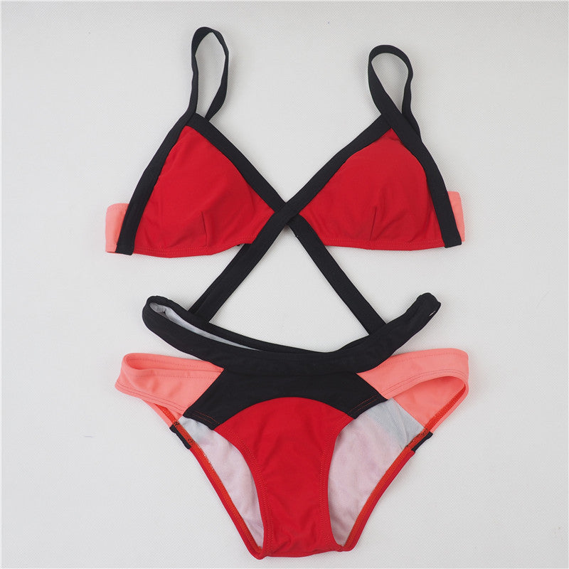 Women Swimwear Push up Swimsuit Red White Black bikini cheap bandage swimsuit plavky biquini biquinis feminino 2015 - CelebritystyleFashion.com.au online clothing shop australia