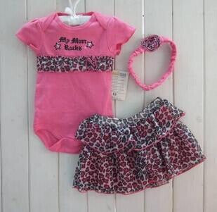 New Fashion Baby Clothing Set Baby Girl Sets Romper+Tutu Skirt+Headband Newborn bebe Spring Summer Baby Girl Clothes - CelebritystyleFashion.com.au online clothing shop australia