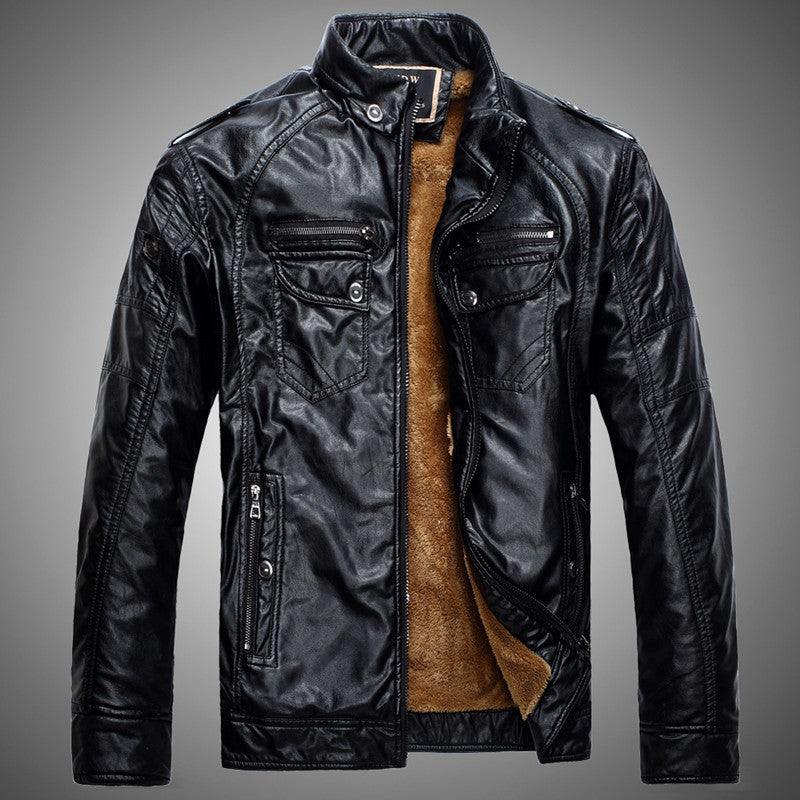 High quality new winter fashion men's coat men's jackets men's leather jacket - CelebritystyleFashion.com.au online clothing shop australia