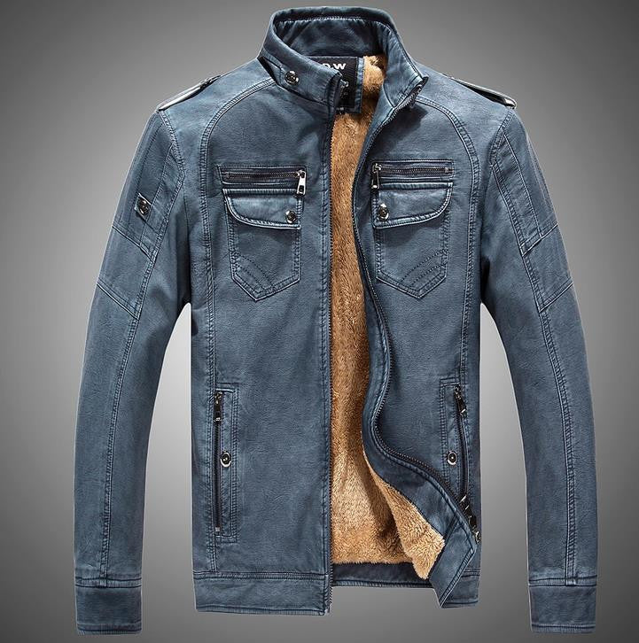 High quality new winter fashion men's coat men's jackets men's leather jacket - CelebritystyleFashion.com.au online clothing shop australia