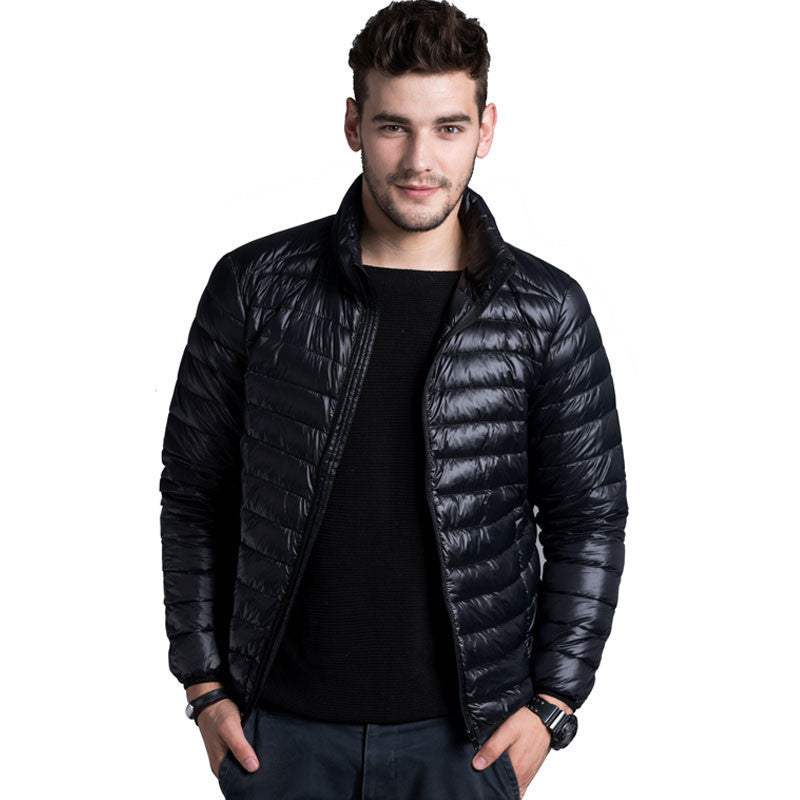 Autumn Winter Duck Down Jacket, Ultra Light Thin plus size winter jacket for men Fashion mens Outerwear coat - CelebritystyleFashion.com.au online clothing shop australia