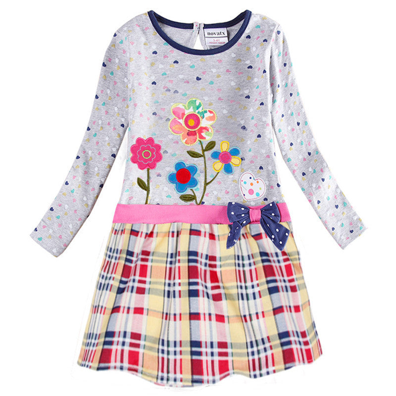 Baby Girl Dress long sleeve kids dresses for girls Clothes children clothing Kids Clothes winter Party Nova Girls Dress H5922 - CelebritystyleFashion.com.au online clothing shop australia