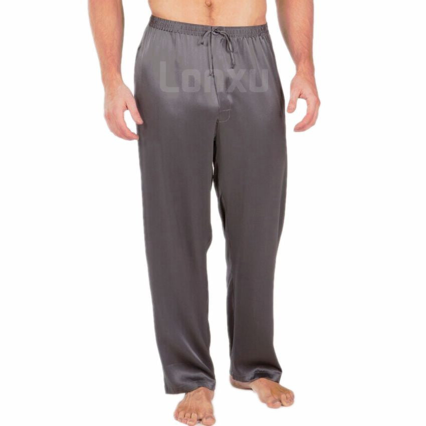Mens Silk Satin Pajamas Pyjamas Pants Lounge Pants Sleep Bottoms - CelebritystyleFashion.com.au online clothing shop australia