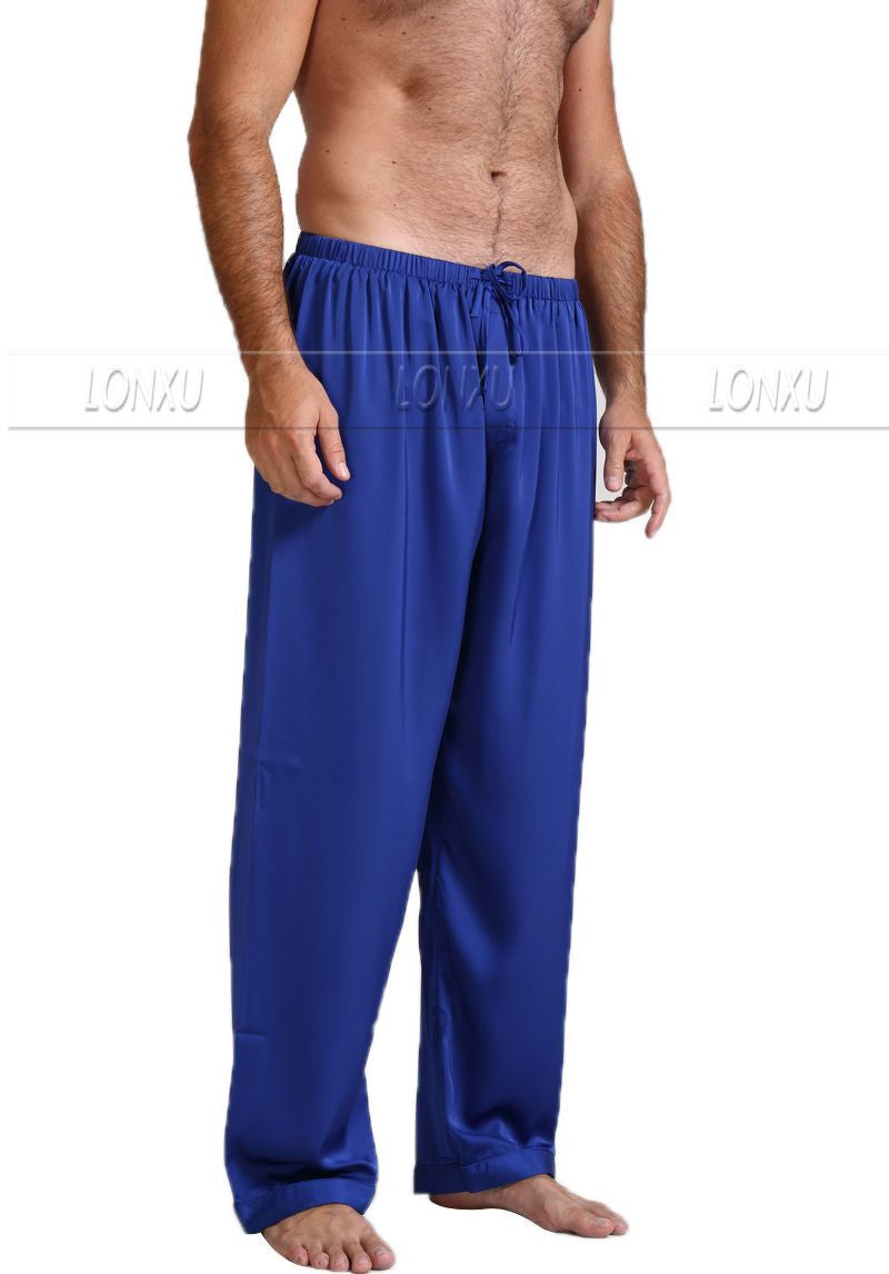 Mens Silk Satin Pajamas Pyjamas Pants Lounge Pants Sleep Bottoms - CelebritystyleFashion.com.au online clothing shop australia