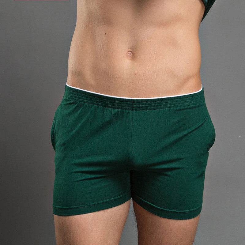 New Solid Cotton Beach Breathable Mesh Household Shorts Quick-drying Casual Shorts Men Shorts Fitness Shorts Men's Clothing Soft - CelebritystyleFashion.com.au online clothing shop australia