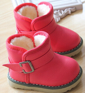 Brand Waterproof Children Boots Winter Baby Shoes Girls Cotton - Padded Shoes Ankle Boys Boots - CelebritystyleFashion.com.au online clothing shop australia