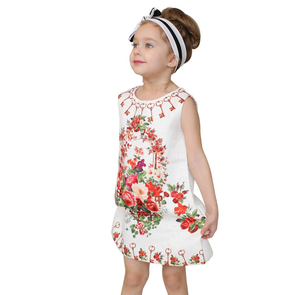 Girl Dress Flower Kids Clothes Children Clothing Brand Girls Clothes for Party Holiday Toddler - CelebritystyleFashion.com.au online clothing shop australia