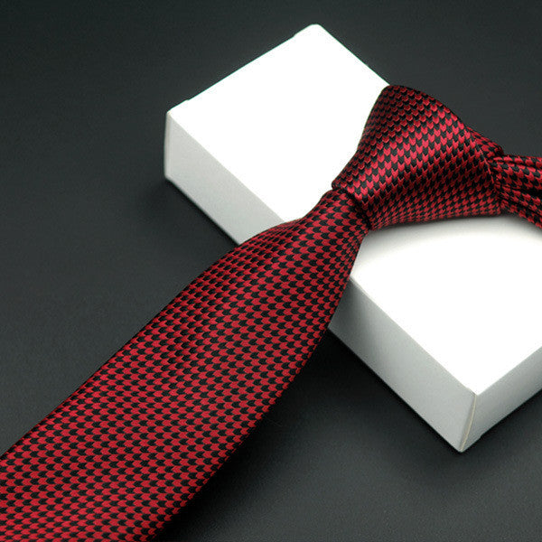 high fashion nano waterproof men black skinny neck tie slim ties for men narrow neckties jacquard corbata 5.5 cm lot - CelebritystyleFashion.com.au online clothing shop australia