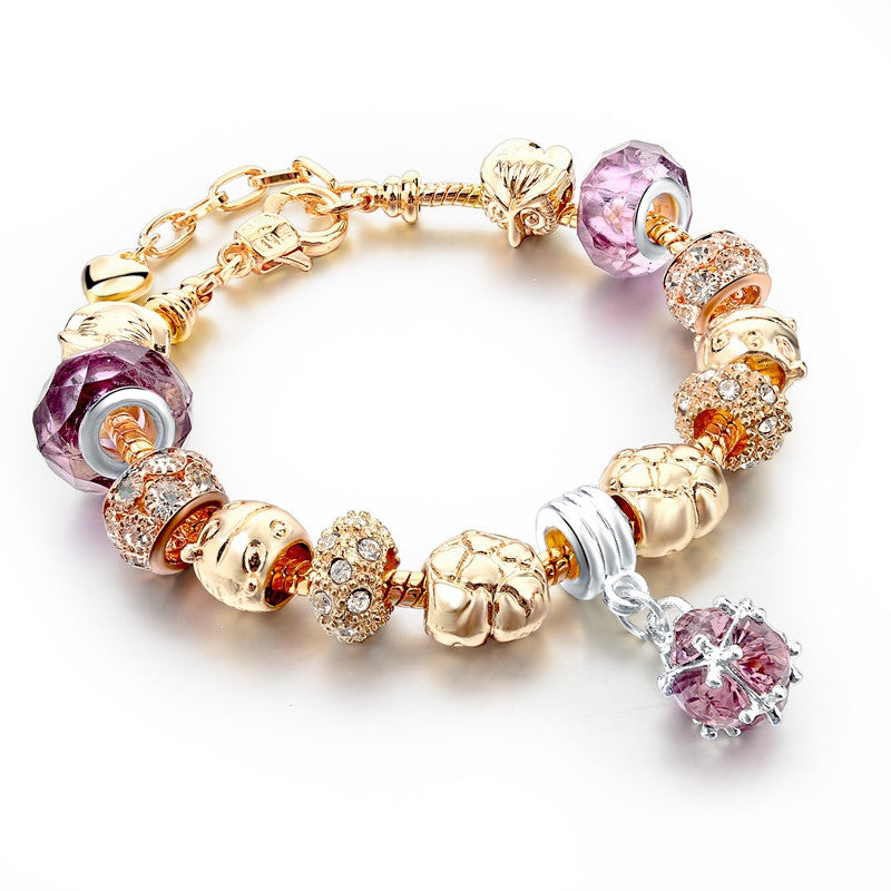 Selling Heart Charm Bracelets & Bangles Gold Bracelets For Women DIY Pulsera Famous Brand Jewellery SBR150074 - CelebritystyleFashion.com.au online clothing shop australia