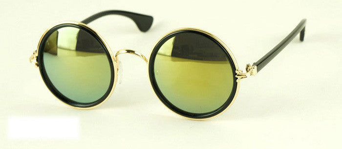 Colorful Vintage Sunglasses Women Round Sun Glasses Coating Sunglass Shades Steampunk Oculos De Sol Feminino Gafas - CelebritystyleFashion.com.au online clothing shop australia