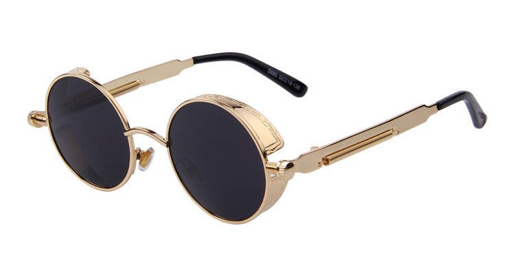 MERRY'S Vintage Women Steampunk Sunglasses Brand Design Round Sunglasses Oculos de sol UV400 - CelebritystyleFashion.com.au online clothing shop australia