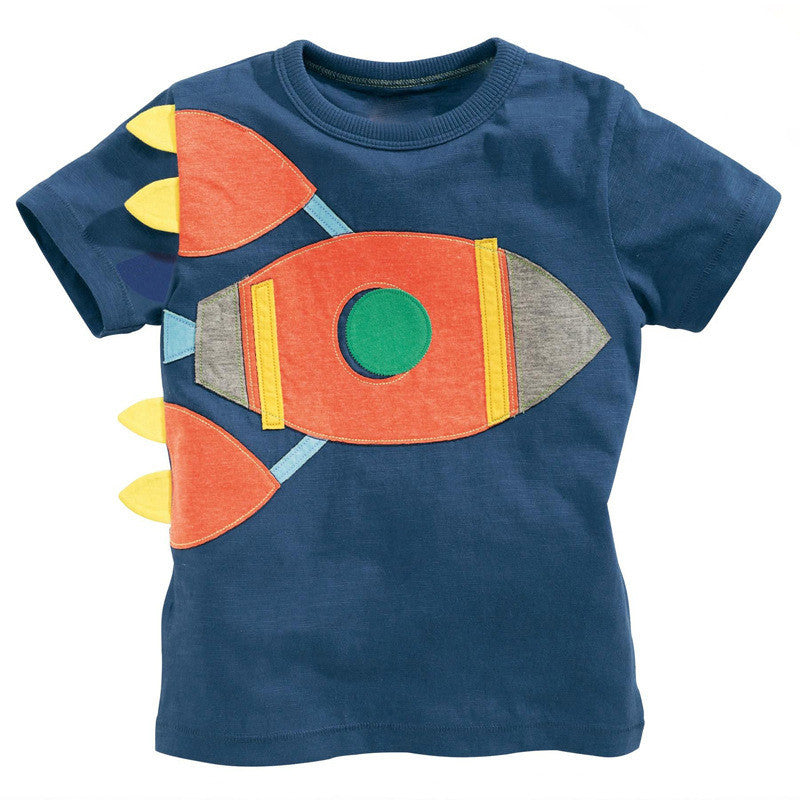 Boys T-shirt summer new children's clothing baby boys T shirt kids t shirts cotton cartoon baby clothes - CelebritystyleFashion.com.au online clothing shop australia