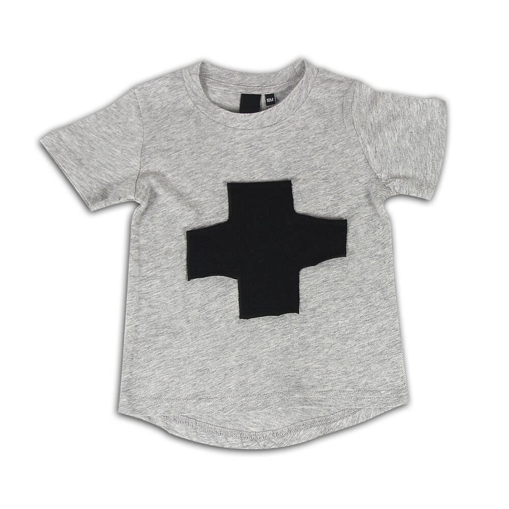 Premium 100% Cotton Jersey allover cross printed Short Sleeves boy's t shirt for Children. Exclusive 3 colors - CelebritystyleFashion.com.au online clothing shop australia