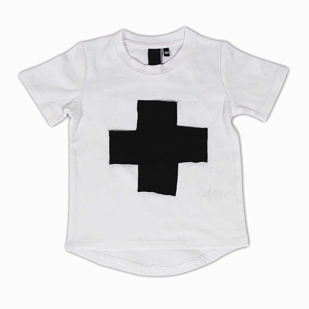 Premium 100% Cotton Jersey allover cross printed Short Sleeves boy's t shirt for Children. Exclusive 3 colors - CelebritystyleFashion.com.au online clothing shop australia