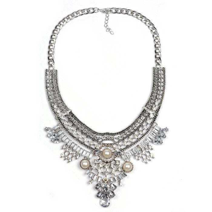 New Women Crystal Collier Femme Vintage Necklaces Pendants Collar Statement Bijoux Fashion Choker Maxi Boho Accessories - CelebritystyleFashion.com.au online clothing shop australia