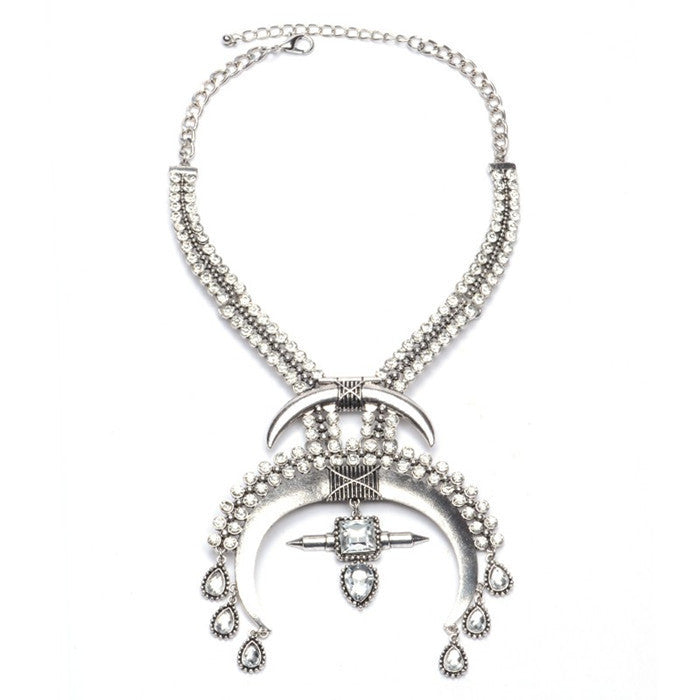 New Women Crystal Collier Femme Vintage Necklaces Pendants Collar Statement Bijoux Fashion Choker Maxi Boho Accessories - CelebritystyleFashion.com.au online clothing shop australia