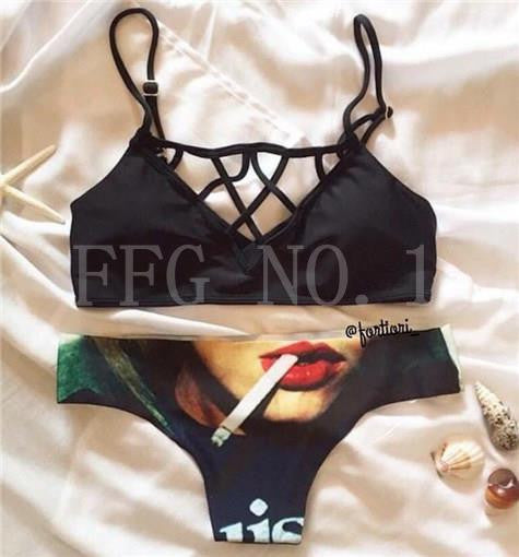 Swimwear Bikini Push Up Bikini Brazilian Sexy Bandage Beach Swimwear Ladies Swimsuit Bathing Suit Maillot De Bain NK32 - CelebritystyleFashion.com.au online clothing shop australia