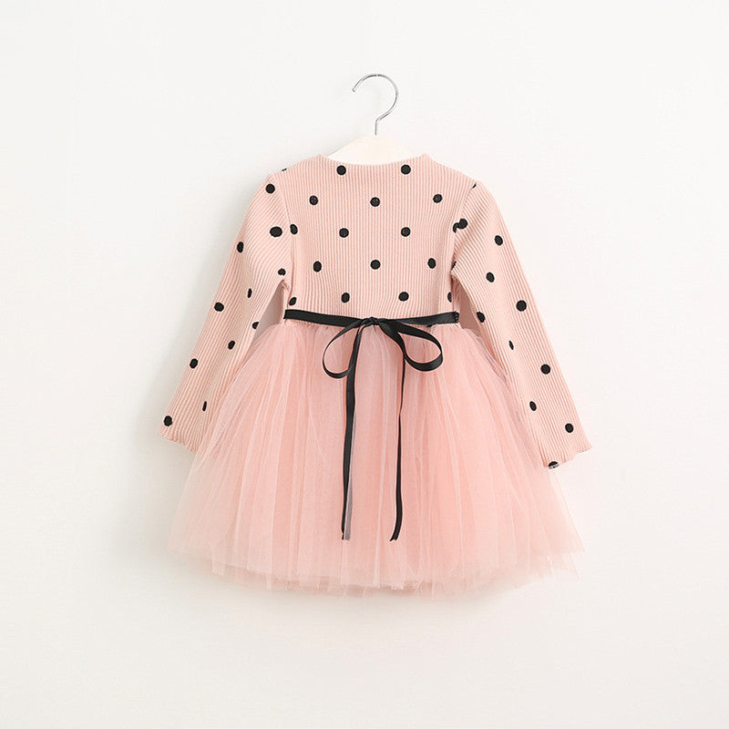 Girls Dress Casual Girls Dress Children Clothing Ball Gown Dot Print Kids Clothes Girls Dresses Princess Dress - CelebritystyleFashion.com.au online clothing shop australia