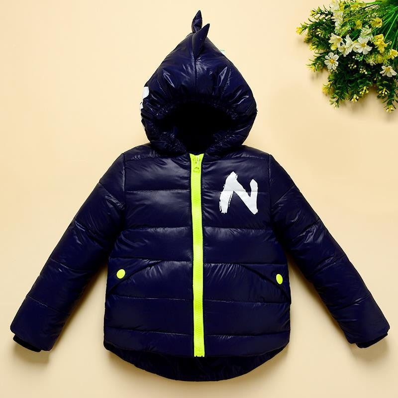 Winter Children Boys Jackets Cartoon Tyrannosaurus Girls Winter Coat Kids Outerwear Baby Boys/Girls Down Jacket Infant Clothes - CelebritystyleFashion.com.au online clothing shop australia