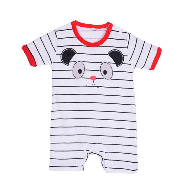 Newborn Baby Summer Cotton Boy Girl Totoro Striped Rompers One-piece Rompers Jumpsuits Infant Clothing 0-24M - CelebritystyleFashion.com.au online clothing shop australia