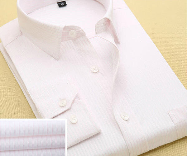 Mens Casual Shirts Fashion Long Sleeve Brand Printed Male Plus Size Formal Business Polka Dot Floral Men Dress Shirt New - CelebritystyleFashion.com.au online clothing shop australia