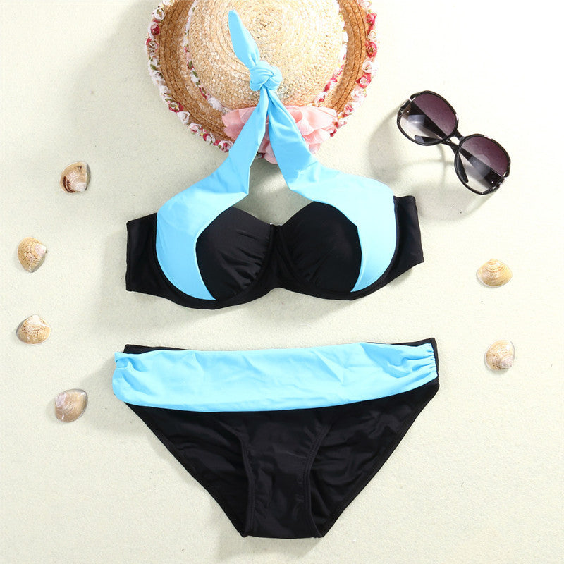 New Bikini Women Triangle Push-Up Bikini Set Bandeau Swimwear Padded Swimsuit Bra Beachwear Woman bikinis set sportswear - CelebritystyleFashion.com.au online clothing shop australia