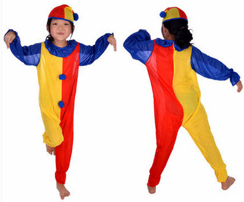 Children Kids Baby Jumpsuits & Rompers+Hat+Nose Halloween Carnival Clown Circus Cosplay Costumes Performance Clothing Party - CelebritystyleFashion.com.au online clothing shop australia