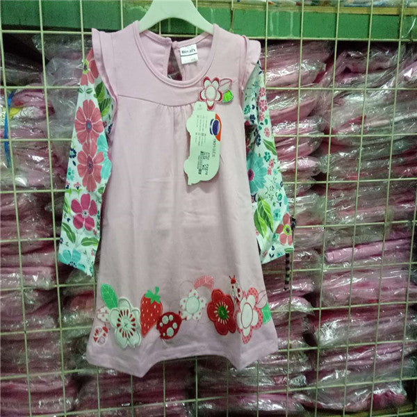 Girls flower frocks children clothes hot dresses baby dresses long sleeve baby clothes - CelebritystyleFashion.com.au online clothing shop australia