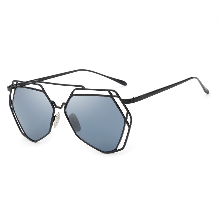 Brand Designer New Big Mirror Sunglasses Women Hexagon Lovers Hippie Ladies Sunglasses UV400 Pilot Rose Gold Sun Glasses - CelebritystyleFashion.com.au online clothing shop australia