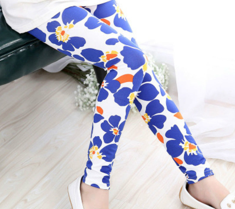 Girls Leggings Brand Children Leggings Spring Summer Print Color Skinny Kids Leggings for Girls Pants 18Colors - CelebritystyleFashion.com.au online clothing shop australia