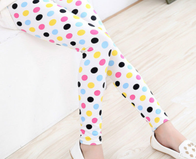 Girls Leggings Brand Children Leggings Spring Summer Print Color Skinny Kids Leggings for Girls Pants 18Colors - CelebritystyleFashion.com.au online clothing shop australia